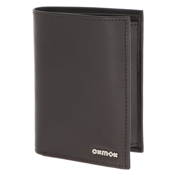 oxmox Leather Portafoglio Protezione RFID Vera Pelle 10 cm