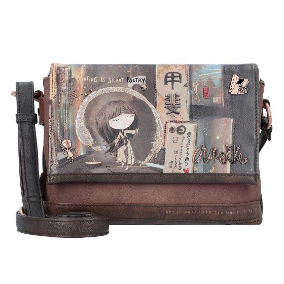 Anekke Shoen Brown Borsa a tracolla 26 cm