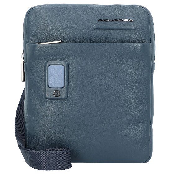 Piquadro Akron Borsa a tracolla in pelle 22 cm