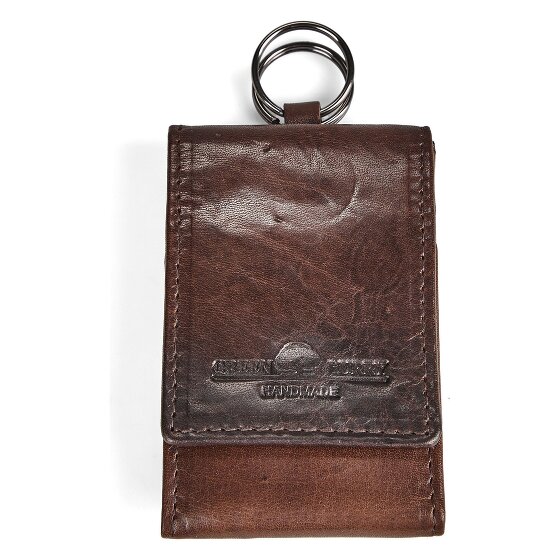 Greenburry Newport Portafoglio Protezione RFID Vera Pelle 8.5 cm