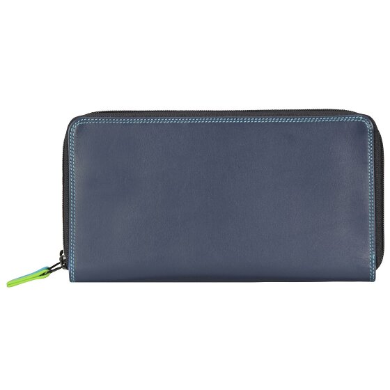 Mywalit Portafoglio grande in pelle con doppia zip 18 cm