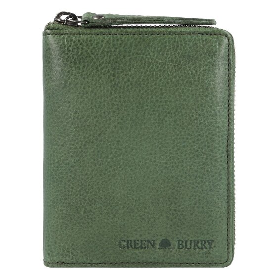 Greenburry Portafoglio in pelle lavata vintage 10 cm