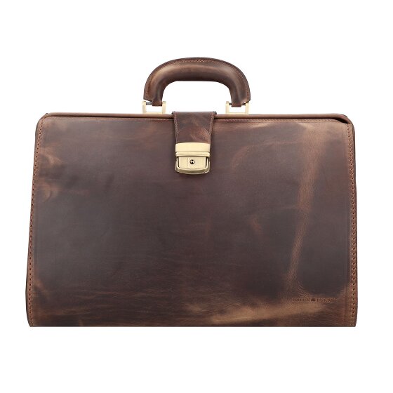 Greenburry Astuccio medico vintage in pelle 41 cm