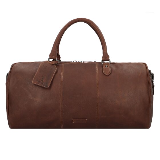 Jack Kinsky Porto 4 Borsa da viaggio Weekender Pelle 55 cm