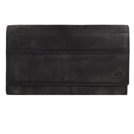Greenburry Destressed Portafoglio Protezione RFID Pelle 18.5 cm