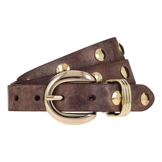 b.belt Cintura con borchie Vera Pelle