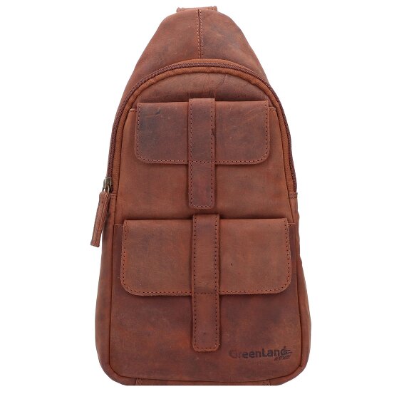 Greenland Nature Montenegro Borsa a tracolla in pelle 36 cm