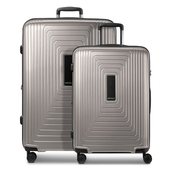 Redolz Essentials 14 4 ruote Set di valigie 2 pezzi espandibile