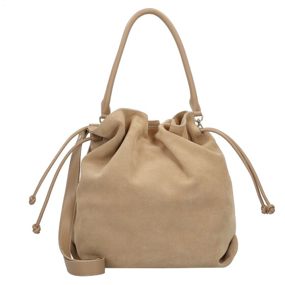 Hey Marly Cool Companion Suede Borsa a sacco Vera Pelle 38 cm