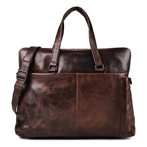 Greenburry Newport Cartella Vera Pelle 39 cm Vano porta PC
