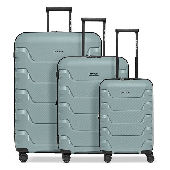 Smartbox Edition 01 4 ruote Set di valigie 3 pezzi con piega di espansione