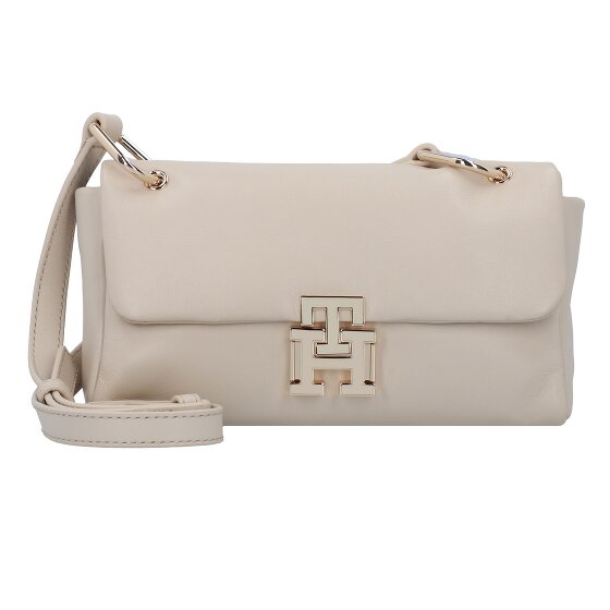 Tommy Hilfiger Pushlock Borsa a tracolla Vera Pelle 22 cm