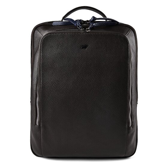 Braun Büffel Novara Zaino da lavoro Vera Pelle 40 cm Vano porta PC