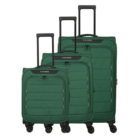 Travelite Skaii 4 ruote Set di valigie 3 pezzi espandibile