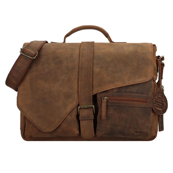 Greenland Nature Montenegro Cartella in pelle 37 cm