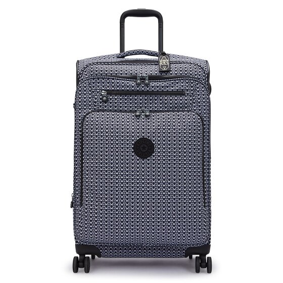 Kipling New Youri Spin M 4 ruote Carrello M 68 cm con piega di espansione