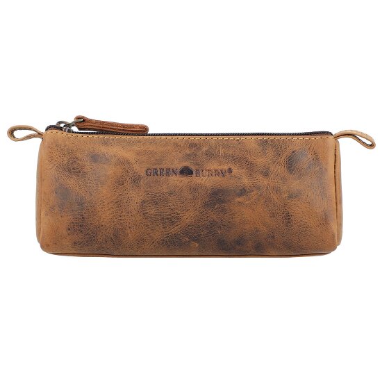 Greenburry Portamatite vintage in pelle 19 cm