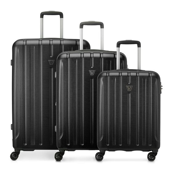 Roncato Kinetic 2.0 4 ruote Set di valigie 3 pezzi con piega di espansione