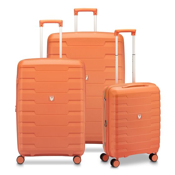 Roncato Skyline 2.0 4 ruote Set di valigie 3 pezzi con piega di espansione