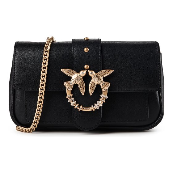 PINKO Love Pocket Borsa a tracolla Vera Pelle 20 cm