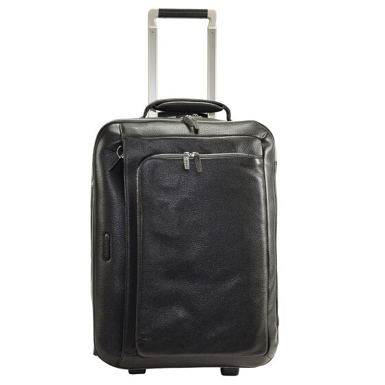 Piquadro Modus Trolley business a 2 ruote in pelle 52 cm Scomparto per laptop