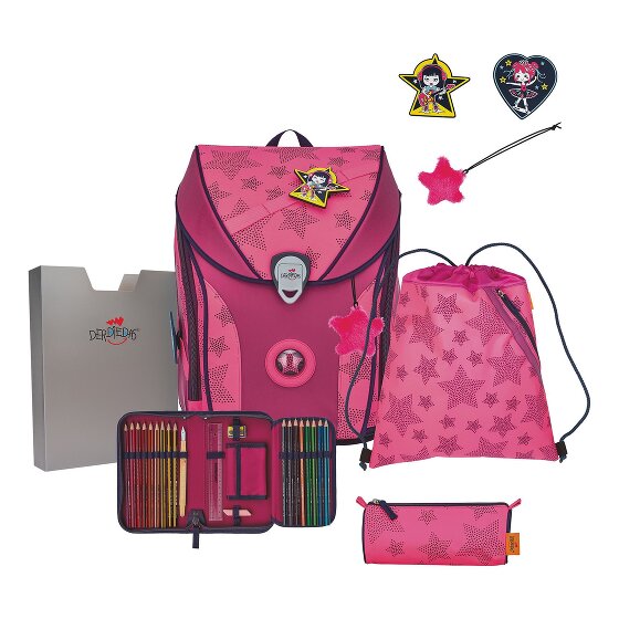 DerDieDas ErgoFlex Max Superflash Set di borse per la scuola 5 pezzi