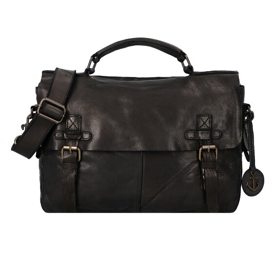 Harbour 2nd Ashton Messaggero Vera Pelle 25 cm Vano porta PC