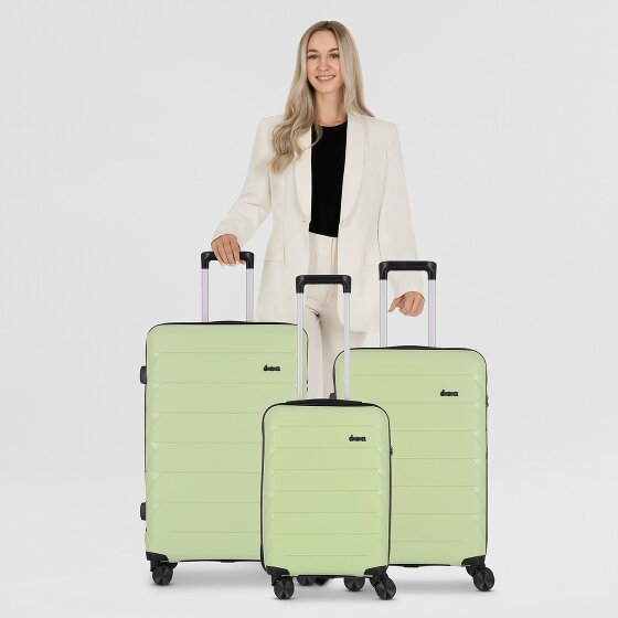 d&n Travel Line 4100 4 ruote Set di valigie 3 pezzi