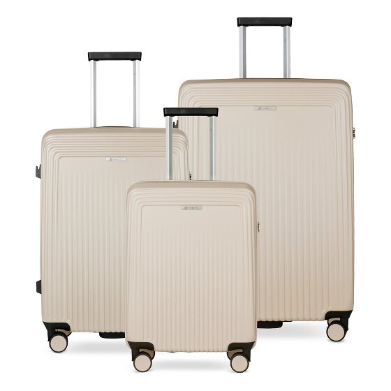 bugatti Linea 4 ruote Set di valigie 3 pezzi