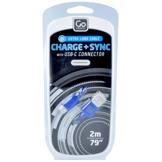 Go Travel Cavo di ricarica e sincronizzazione USB-C da 200 cm Go Travel Cavo di ricarica e sincronizzazione USB-C da 200 cm