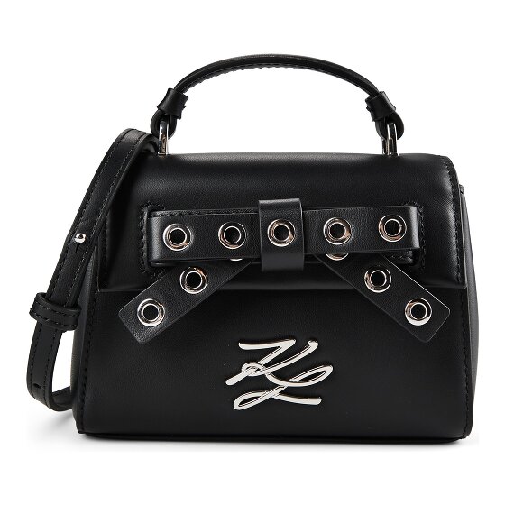 Karl Lagerfeld Autograph Mini borsa a mano Vera Pelle 15 cm