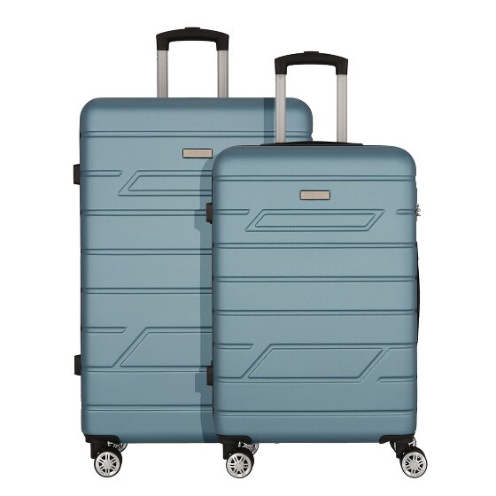 Nowi Bergamo 4 ruote Set di valigie 2 pezzi