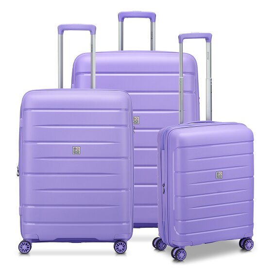 MODO by Roncato Starlight 3.0 4 ruote Set di valigie 3 pezzi con piega di espansione