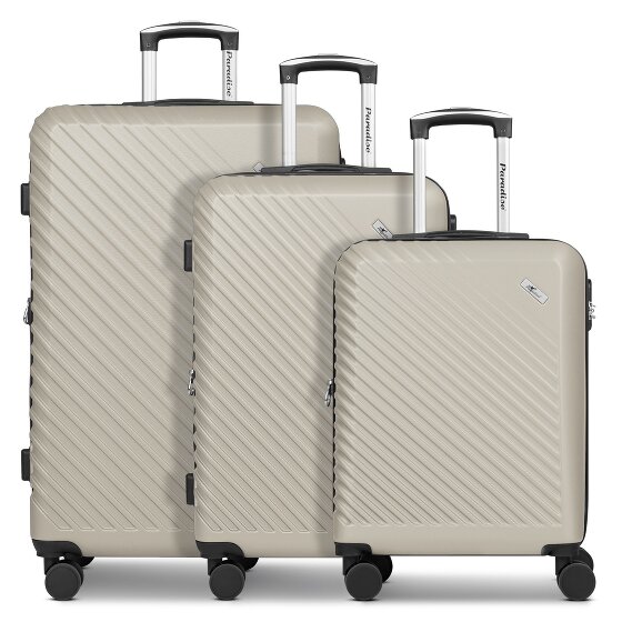 Check.In Paradise 2.0 4 ruote Set di valigie 3 pezzi con piega di espansione