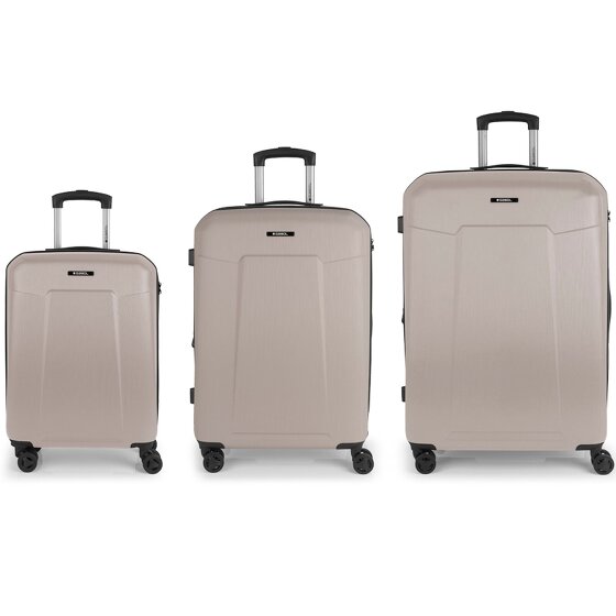 Gabol Mercury 4 ruote Set di valigie 3 pezzi