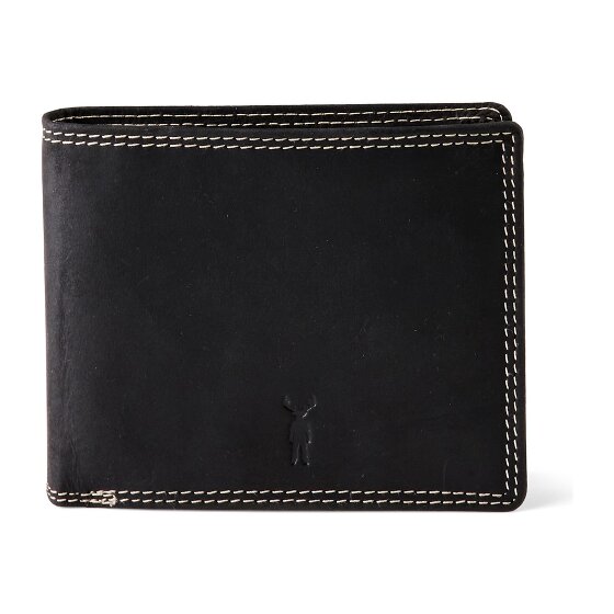 Jack Kinsky Baltimore 101 Portafoglio Protezione RFID Pelle 13 cm