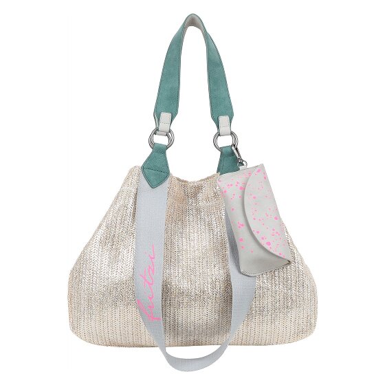 Fritzi aus Preußen Limited Painted Straw Borsa a tracolla 43 cm