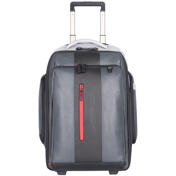 Piquadro Urban 2 ruote Zaino trolley Vera Pelle 53.5 cm Vano porta PC