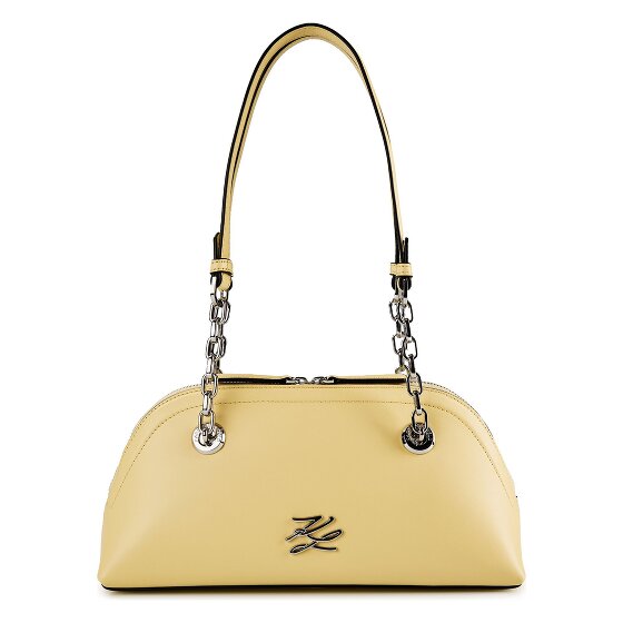 Karl Lagerfeld Autograph Borsa a spalla Vera Pelle 30 cm