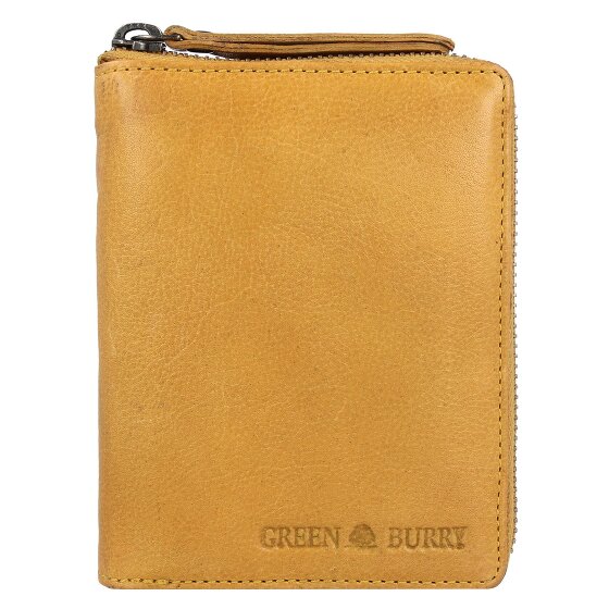 Greenburry Portafoglio in pelle lavata vintage 10 cm