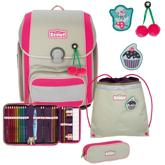 Scout Set di borse scuola Genius 4 pezzi.
