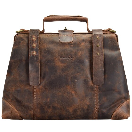 Greenland Nature Borsa da stiro classica Custodia del medico in pelle 37 cm
