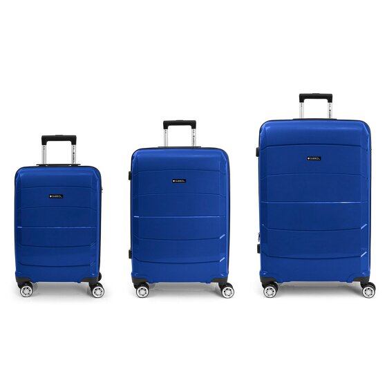 Gabol Midori 4 Roll Suitcase Set 3pcs.