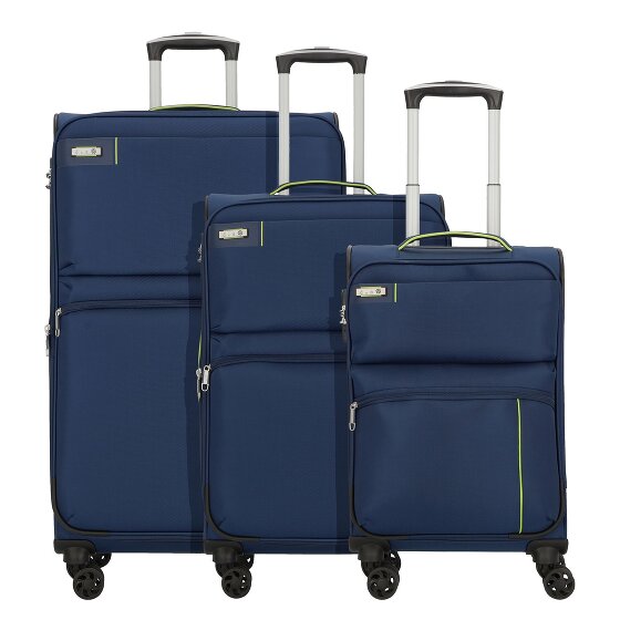 d&n Travel Line 6704 4 ruote Set di valigie 3 pezzi