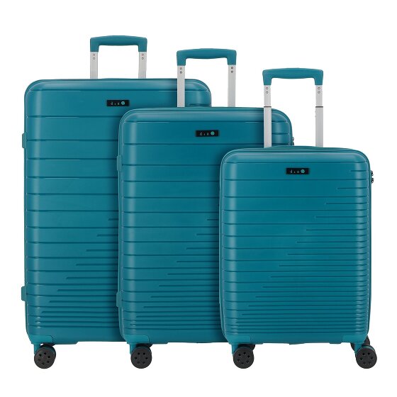 d&n Travel Line 4600 4 ruote Set di valigie 3 pezzi