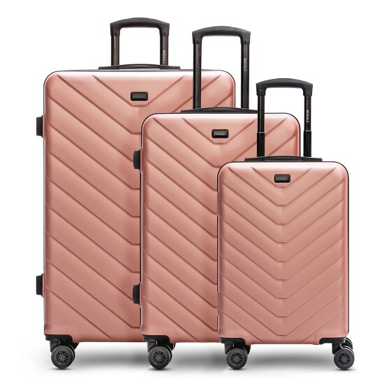Redolz Essentials 07 3-SET 4 ruote Set di valigie 3 pezzi