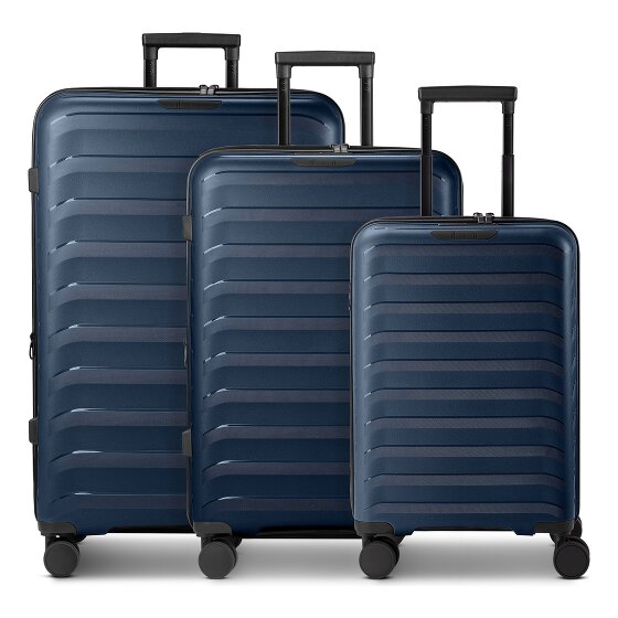 d&n Toronto 4 ruote Set di valigie 3 pezzi espandibile