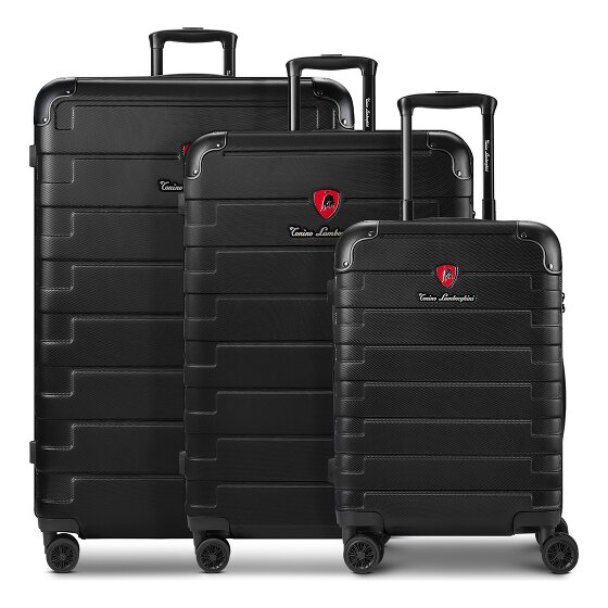 Tonino Lamborghini Tonino Lamborghini Milano Carrello 3-SET con piega elastica e Trolley XL