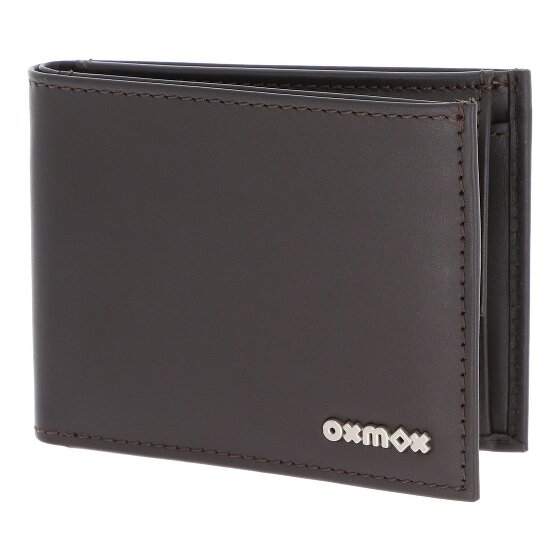 oxmox Leather Portafoglio Protezione RFID Vera Pelle 11 cm
