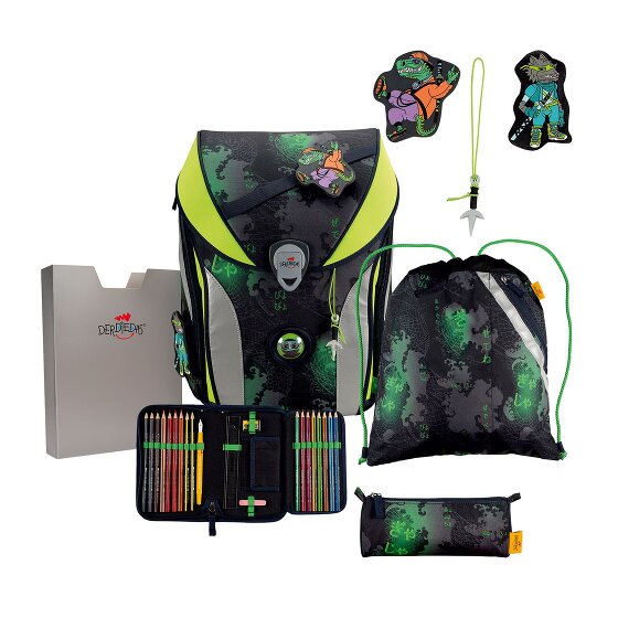DerDieDas ErgoFlex Max Set di borse per la scuola 5 pezzi